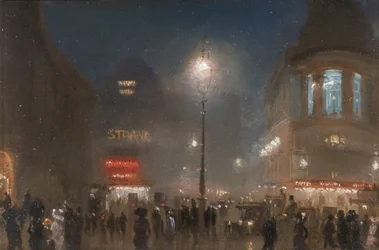 Le quartier des théâtres de Londres, c.1910