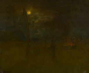 La lune la nuit