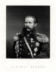 Iosif Vladimirovich Gurko, maréchal de camp russe, 19ème siècle
