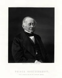 Prince Gorchakov, diplomate russe, 19e siècle
