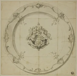 Motif pour assiettes en porcelaine (Utica)