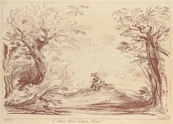 Sans titre : Paysage avec figures