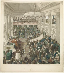 Première Assemblée nationale à La Haye, 1796 - Représentation exacte de l