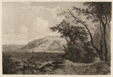 Vue du lac de Nemi