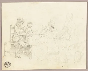 La famille autour d