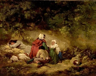 Campement de Gitans