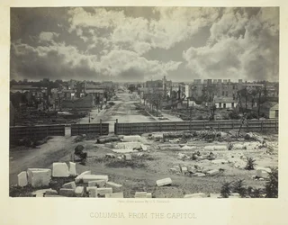 Columbia depuis le Capitole, 1866
