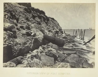 Vue extérieure du Fort Sumpter