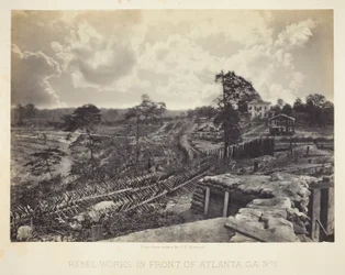 Travaux des rebelles devant Atlanta, GA, n° 1