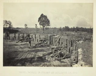 Travaux des rebelles devant Atlanta, GA, n° 2