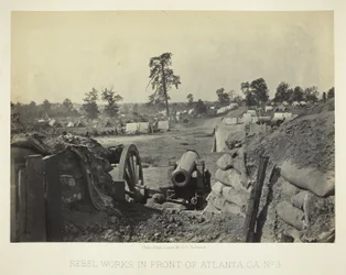 Travaux des rebelles devant Atlanta, GA, n° 3