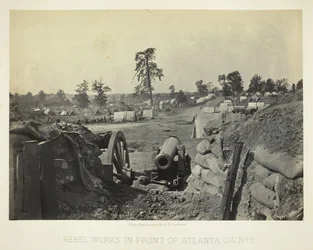 Travaux rebelles devant Atlanta, GA, No. 3