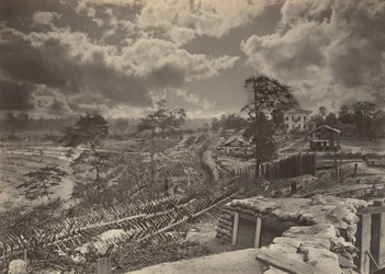 Travaux rebelles devant Atlanta, Géorgie No. 1, années 1860