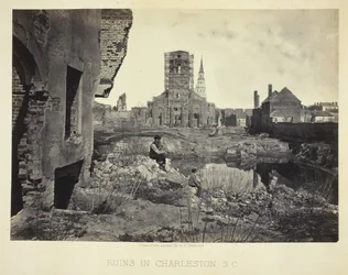 Ruines à Charleston, S.C., 1865-66