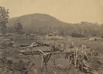 Le front de Kenesaw Mountain, en Géorgie