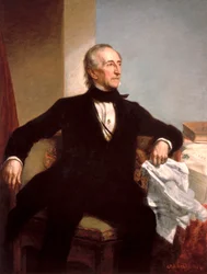 Portrait officiel du président John Tyler par George P. A. Healy