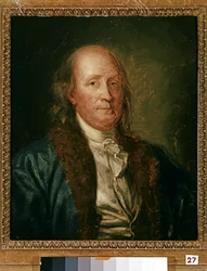 Portrait de FRANKLIN Benjamin, vers 1846 (huile sur toile)