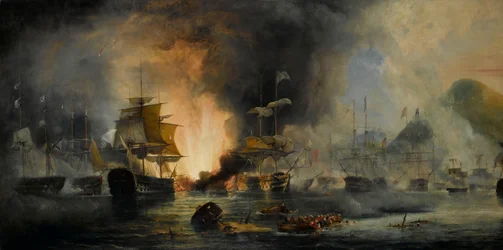 La bataille de Navarin, 20 octobre 1827
