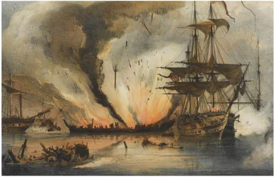 La Bataille navale de Navarin le 20 octobre 1827