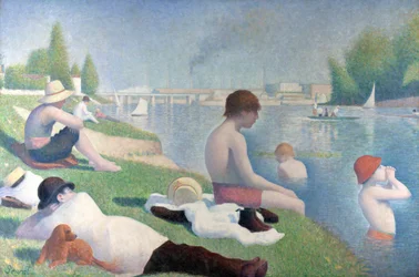 Baigneurs à Asnières, 1884
