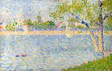 La Seine vue de La Grande Jatte, 1888