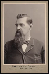 Portrait de John Van McDuffie 1841-1896, avant 1896
