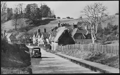 Vue le long de Sandhill Close, avec l