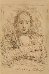 Benjamin Disraeli, esquissé lors d