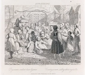 Paysans Vendant, Strasbourg, c.1821