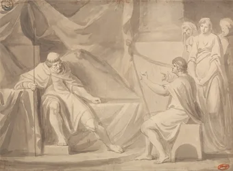 David devant Saül