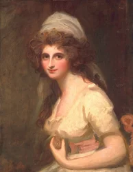 Emma Hart en turban blanc, c.1791