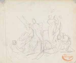 Étude de composition de figure n° 14