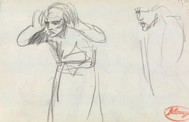 Figure avec les mains aux oreilles