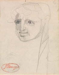 Tête de jeune fille