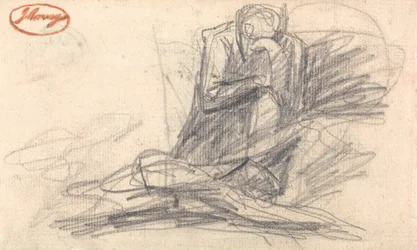 Figure agenouillée