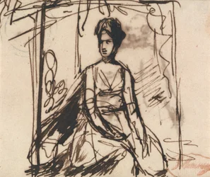 Femme assise, peut-être Mme Harris