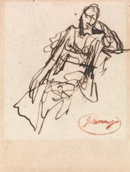 Femme assise, peut-être Mme Hayley