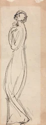 Figure féminine debout