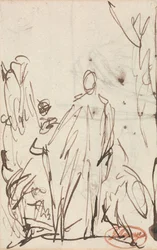 Personnages debout