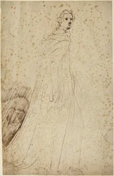 Femme marchant d