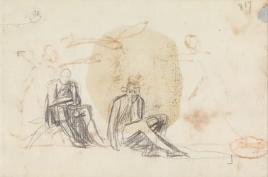 Étude de deux figures assises