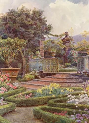 Jardins italiens : La porte du jardin, Villa di Caniparola