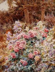 Pivoines et iris