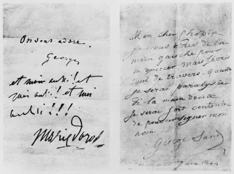 Deux lettres à Frédéric Chopin (1810-49), Nohant, juin 1844