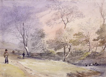Rivière Fleet, Hampstead, Londres, 1834