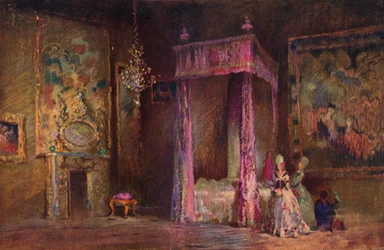 La chambre de la reine, vers 1916