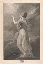 Fenêtre ouest de la chapelle, New College Oxford : Les Vertus - Espoir