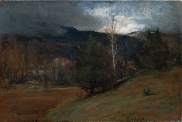 Novembre dans les Adirondacks, c.1885