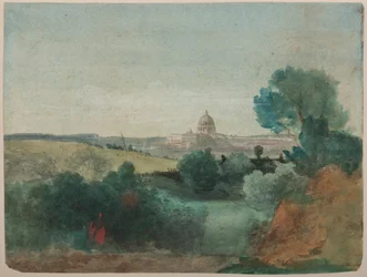 Saint Pierre vu de la Campagna