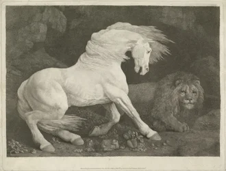 Le cheval et le lion, 1770